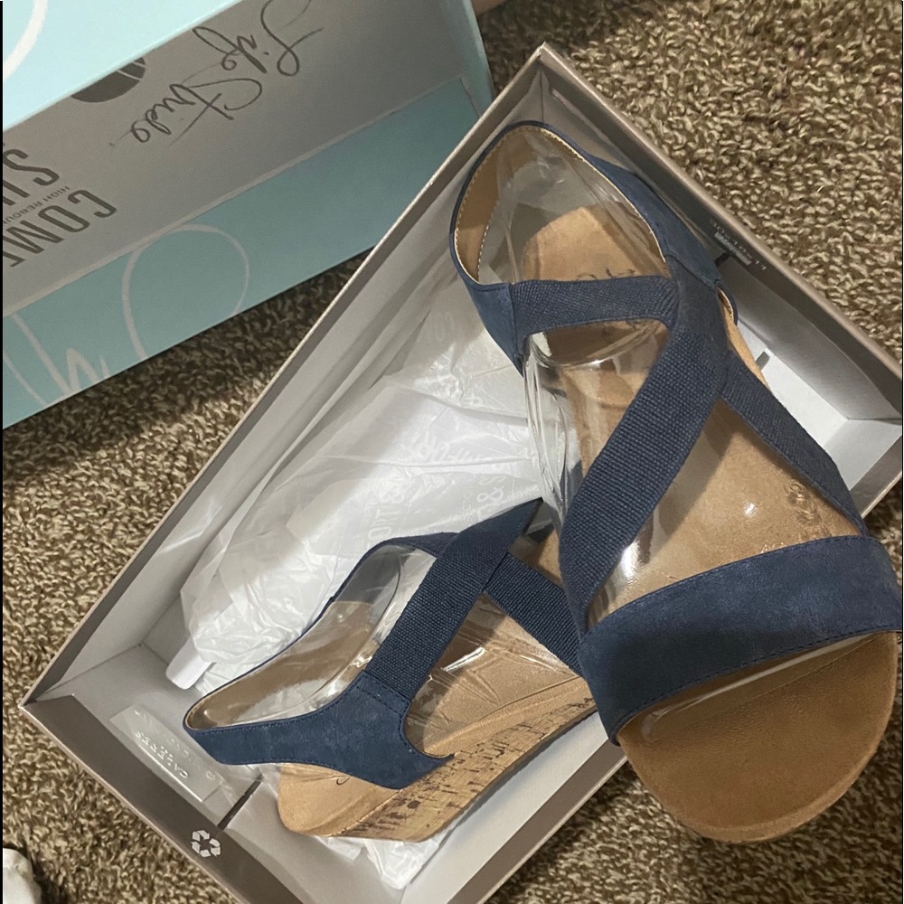 Life Stride Denim Sandals